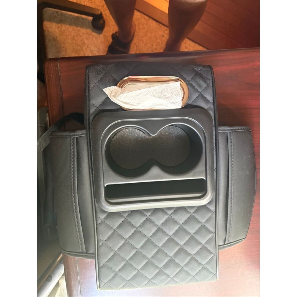 Car Console Organizer, Black, New, Versatile